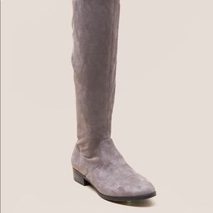 Francesca’s Suede Thigh High Boots